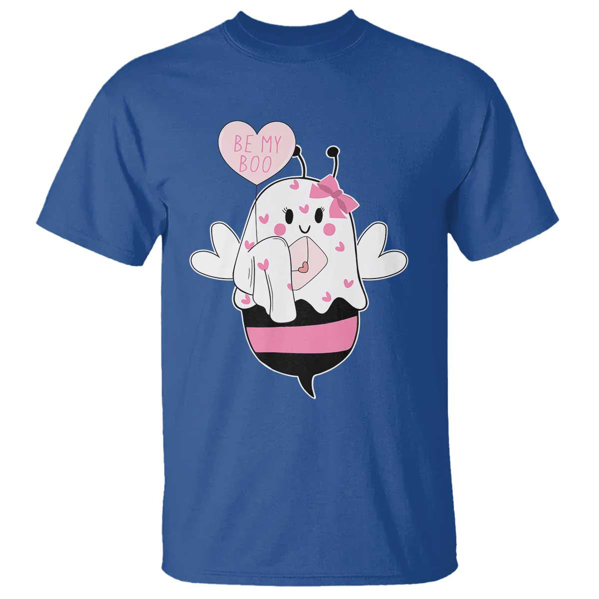 Valentines Ghost T Shirt Be My Boo Bee Boobee Coquette Cute Funny
