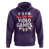 Valentines Day Gamers Hoodie V Is For Video Games