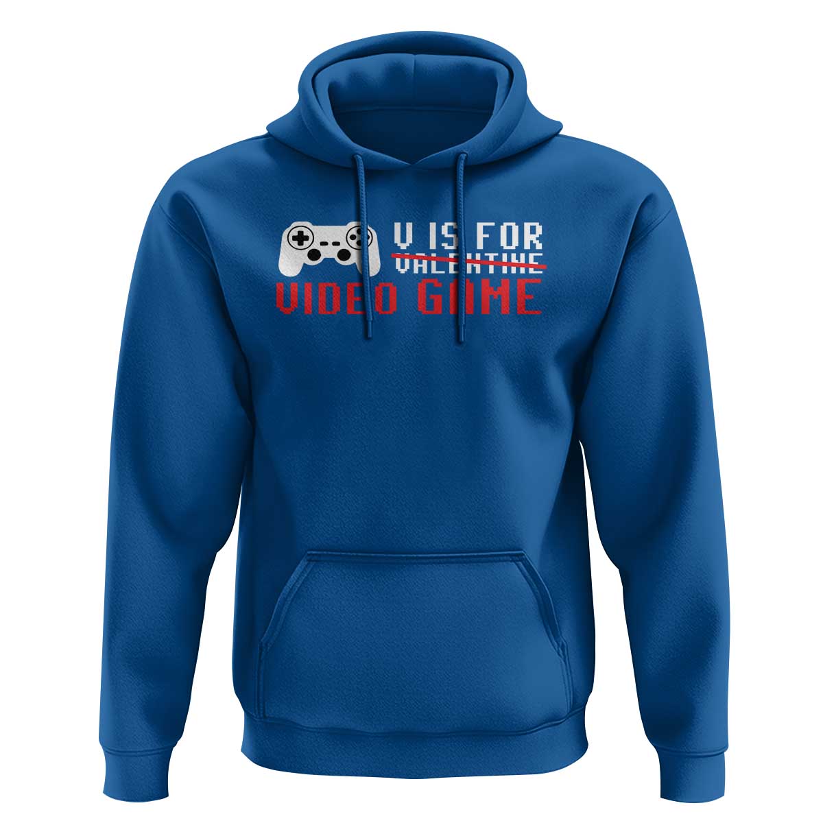 Valentines Day Gamers Hoodie V Is For Video Games Gamer