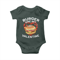 Burger Is My Valentine Funny Valentines Day Baby Onesie