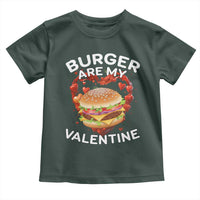Burger Is My Valentine Funny Valentines Day Toddler T Shirt