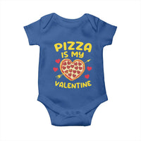 Pizza Is My Valentine Valentines Day Heart Pepperoni Lover Baby Onesie