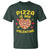 Pizza Is My Valentine Valentines Day Heart Pepperoni Lover T Shirt