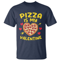 Pizza Is My Valentine Valentines Day Heart Pepperoni Lover T Shirt