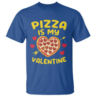 Pizza Is My Valentine Valentines Day Heart Pepperoni Lover T Shirt