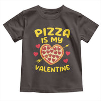 Pizza Is My Valentine Valentines Day Heart Pepperoni Lover Toddler T Shirt