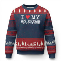 I Love My Hot Younger Boyfriend Ugly Christmas Sweater - Wonder Print Shop