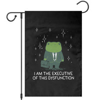 Funny Frog Garden Flag I Am The Executive Of This Dysfunction - Wonder Print Shop