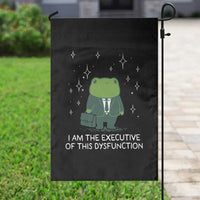 Funny Frog Garden Flag I Am The Executive Of This Dysfunction - Wonder Print Shop