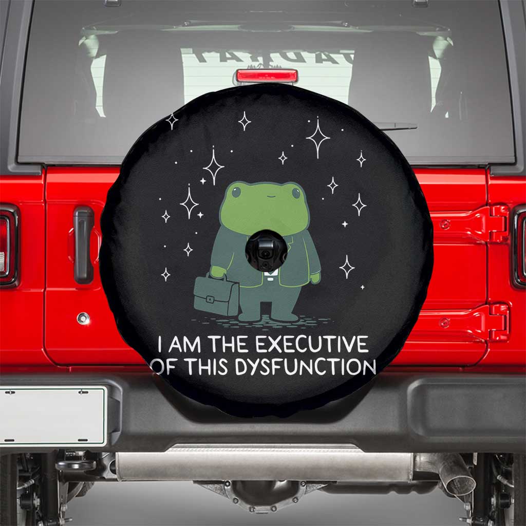 Funny Frog Spare Tire Cover I Am The Executive Of This Dysfunction - Wonder Print Shop