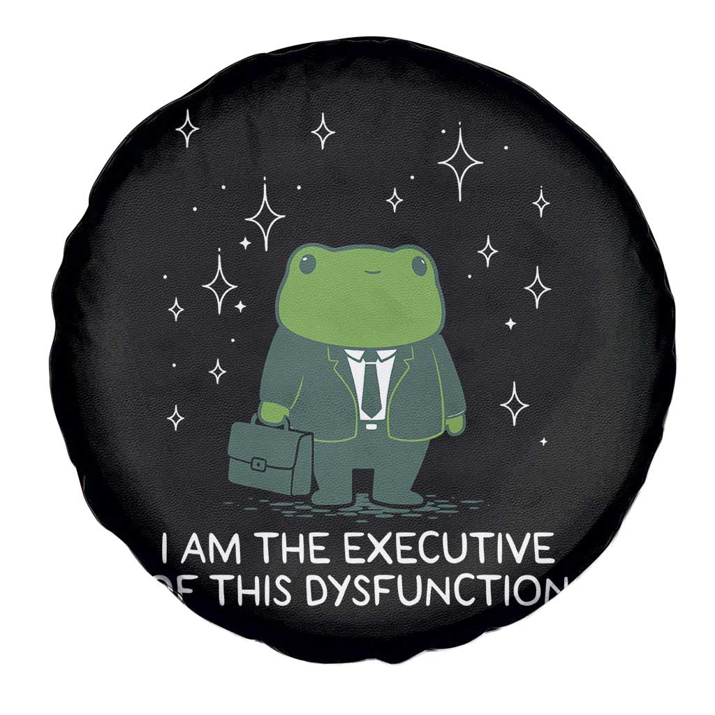 Funny Frog Spare Tire Cover I Am The Executive Of This Dysfunction - Wonder Print Shop