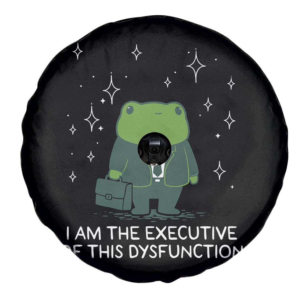 Funny Frog Spare Tire Cover I Am The Executive Of This Dysfunction - Wonder Print Shop