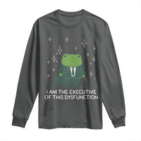 Funny Frog Long Sleeve Shirt I Am The Executive Of This Dysfunction - Wonder Print Shop