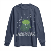 Funny Frog Long Sleeve Shirt I Am The Executive Of This Dysfunction - Wonder Print Shop