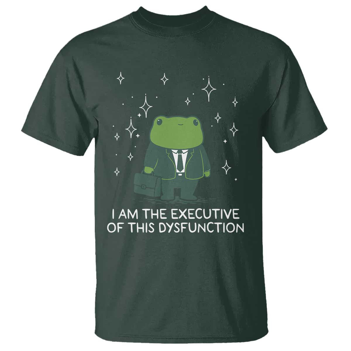 Funny Frog T Shirt I Am The Executive Of This Dysfunction - Wonder Print Shop