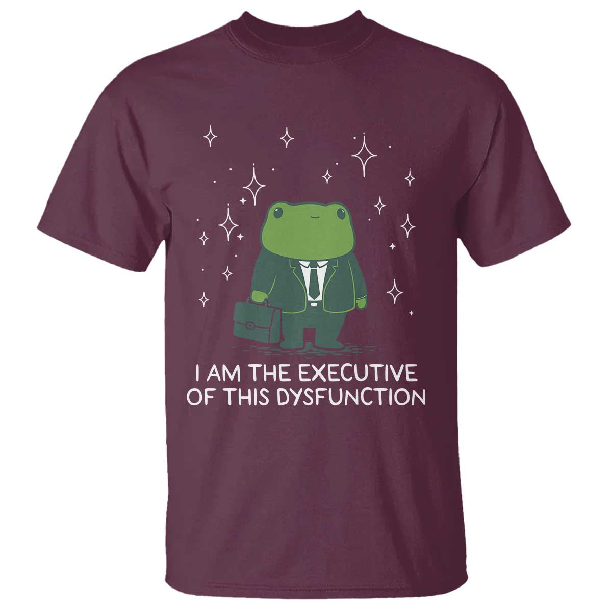 Funny Frog T Shirt I Am The Executive Of This Dysfunction - Wonder Print Shop