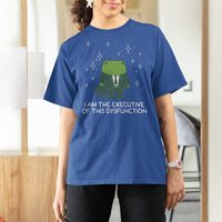 Funny Frog T Shirt For Women I Am The Executive Of This Dysfunction - Wonder Print Shop