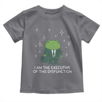 Funny Frog Toddler T Shirt I Am The Executive Of This Dysfunction - Wonder Print Shop