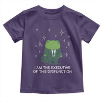 Funny Frog Toddler T Shirt I Am The Executive Of This Dysfunction - Wonder Print Shop