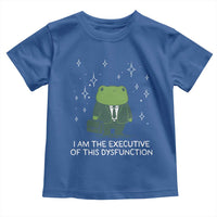 Funny Frog Toddler T Shirt I Am The Executive Of This Dysfunction - Wonder Print Shop