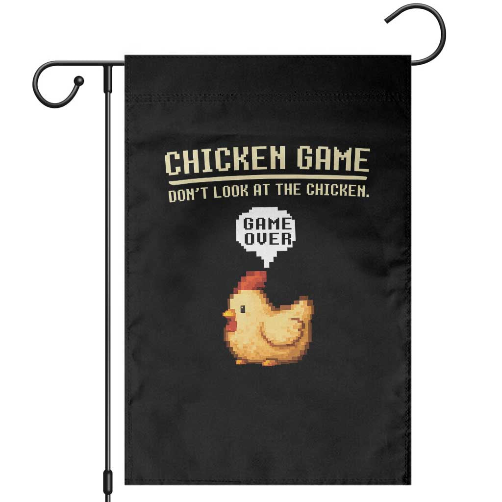 Funny Chicken Garden Flag Game Dont Look At The Chicken