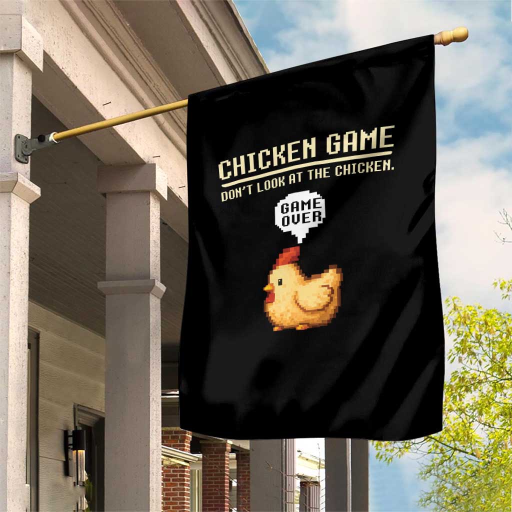 Funny Chicken Garden Flag Game Dont Look At The Chicken
