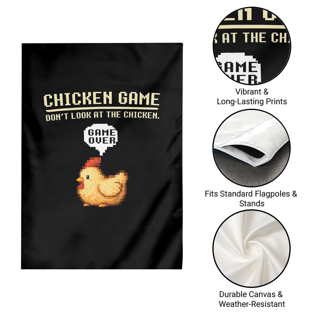 Funny Chicken Garden Flag Game Dont Look At The Chicken