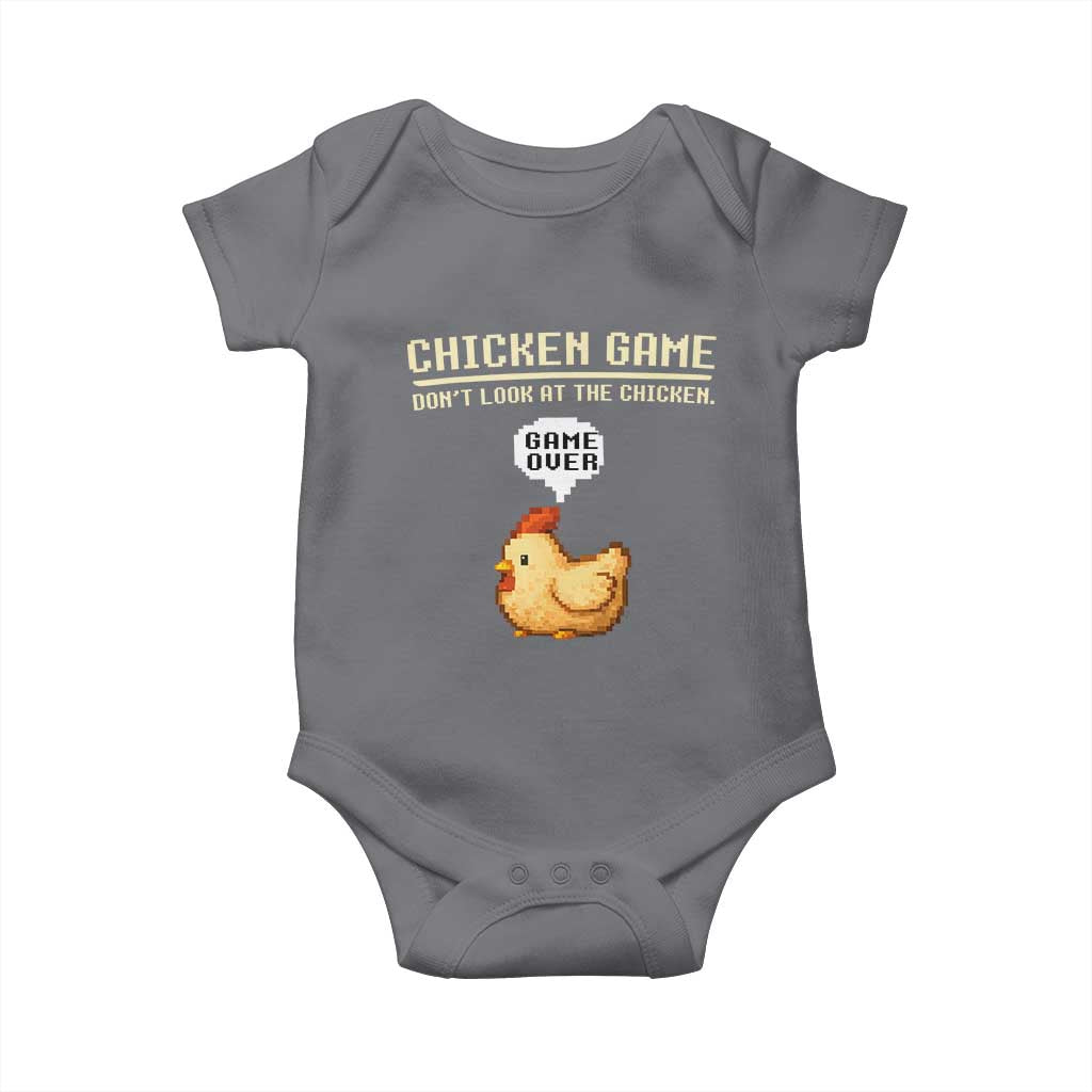 Funny Chicken Baby Onesie Game Dont Look At The Chicken
