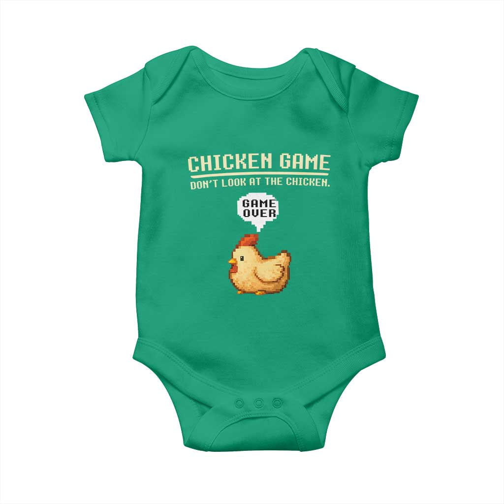 Funny Chicken Baby Onesie Game Dont Look At The Chicken