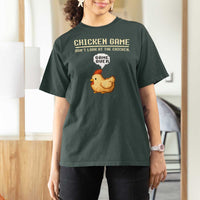 Funny Chicken T Shirt For Women Game Dont Look At The Chicken