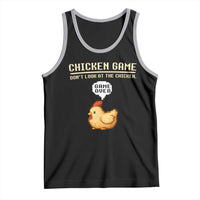 Funny Chicken Tank Top Game Dont Look At The Chicken