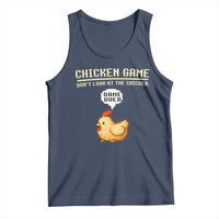 Funny Chicken Tank Top Game Dont Look At The Chicken