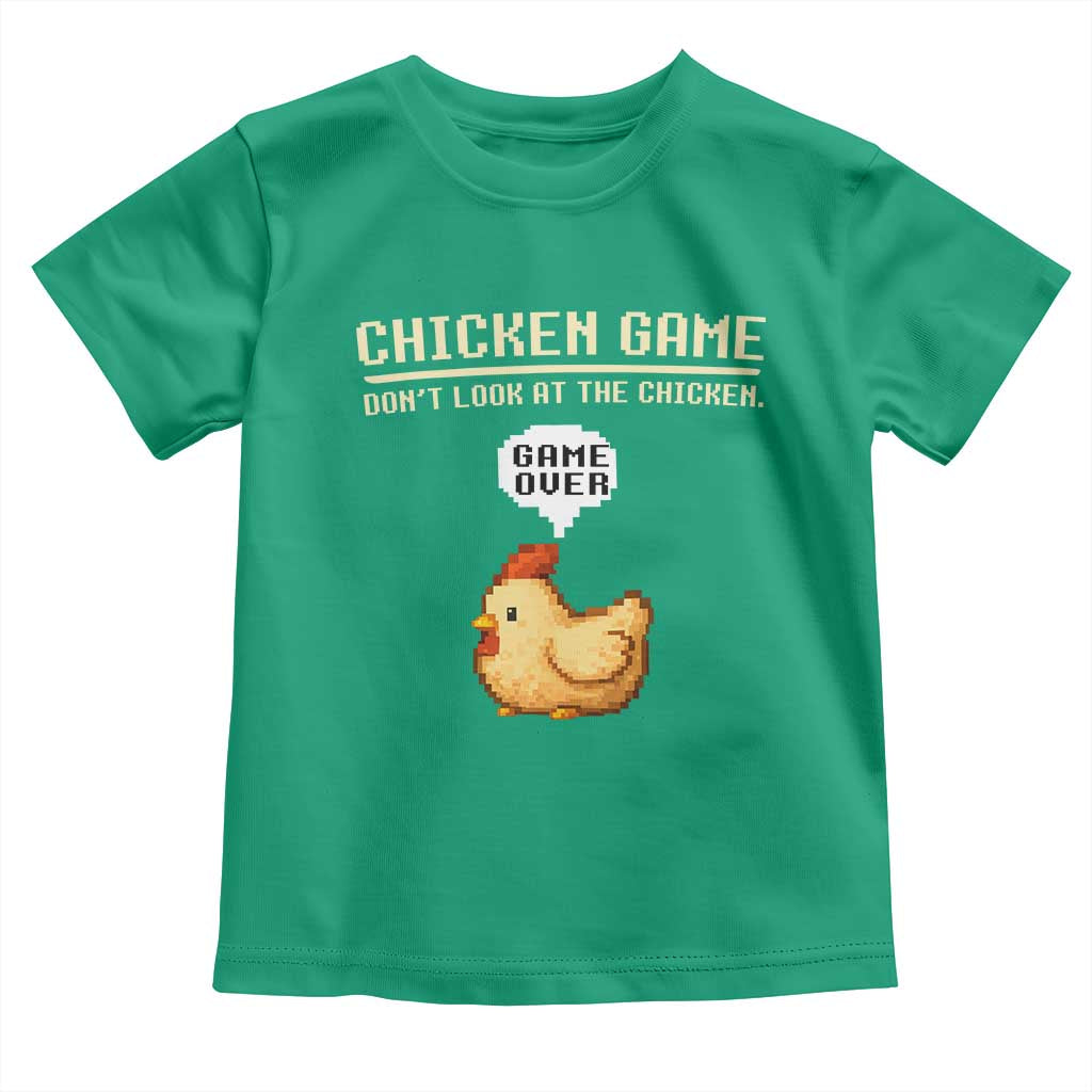 Funny Chicken Toddler T Shirt Game Dont Look At The Chicken