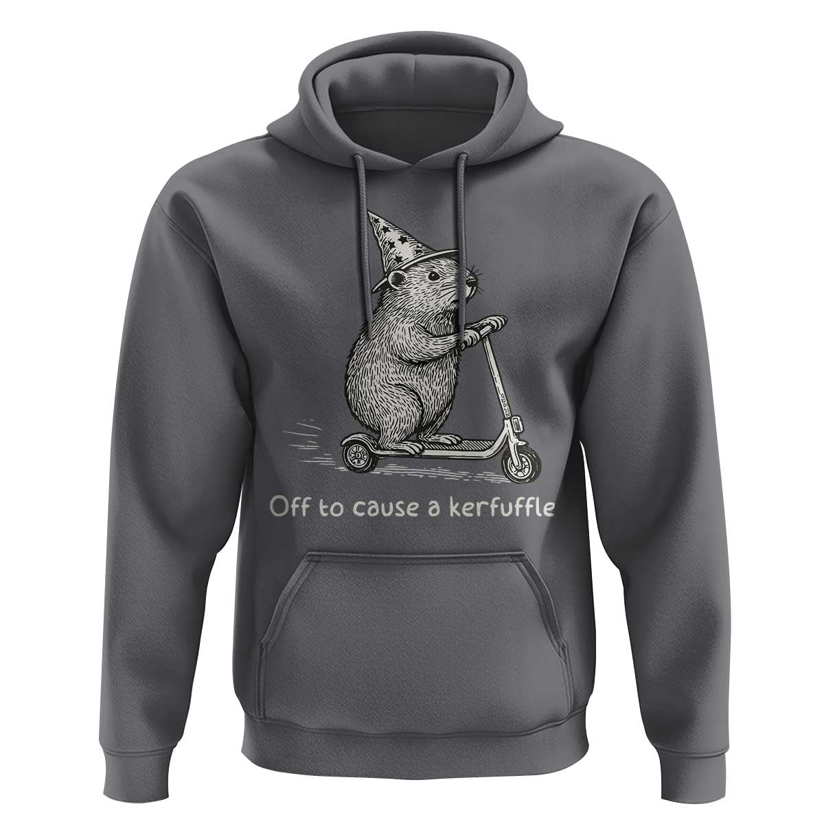 Funny Groundhog Off To Cause A Kerfuffle Hoodie - Wonder Print Shop