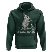 Funny Groundhog Off To Cause A Kerfuffle Hoodie - Wonder Print Shop