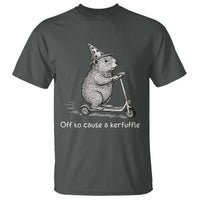 Funny Groundhog Off To Cause A Kerfuffle T Shirt - Wonder Print Shop