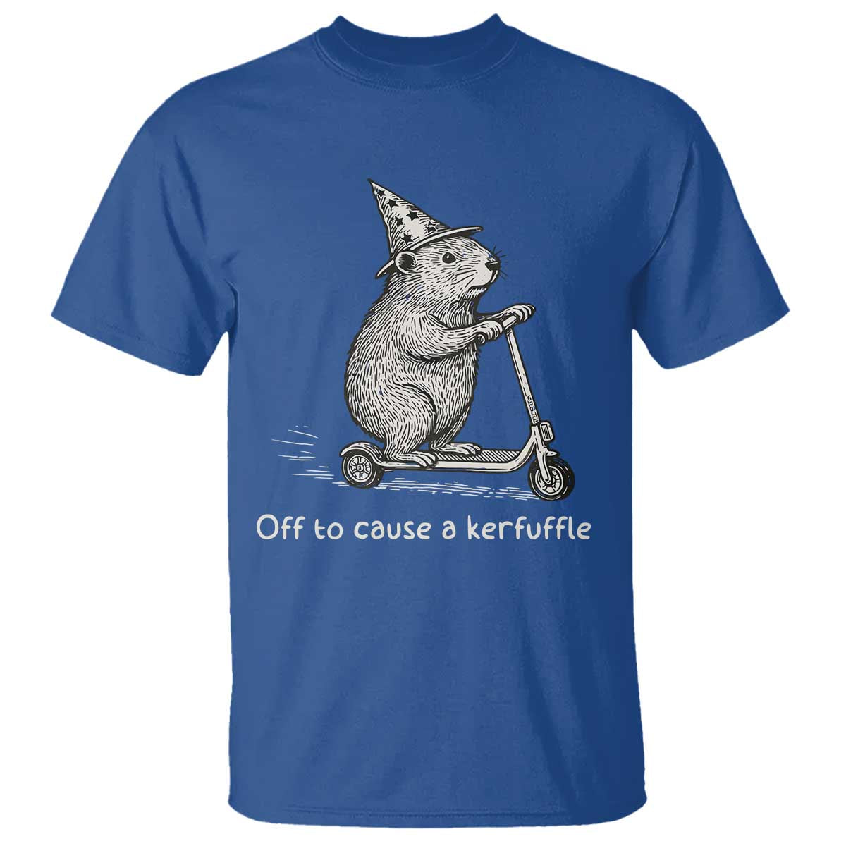 Funny Groundhog Off To Cause A Kerfuffle T Shirt - Wonder Print Shop