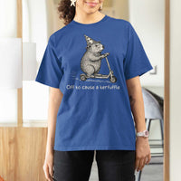 Funny Groundhog Off To Cause A Kerfuffle T Shirt For Women - Wonder Print Shop