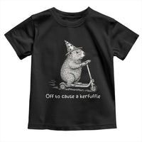 Funny Groundhog Off To Cause A Kerfuffle Toddler T Shirt - Wonder Print Shop