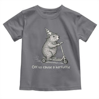 Funny Groundhog Off To Cause A Kerfuffle Toddler T Shirt - Wonder Print Shop