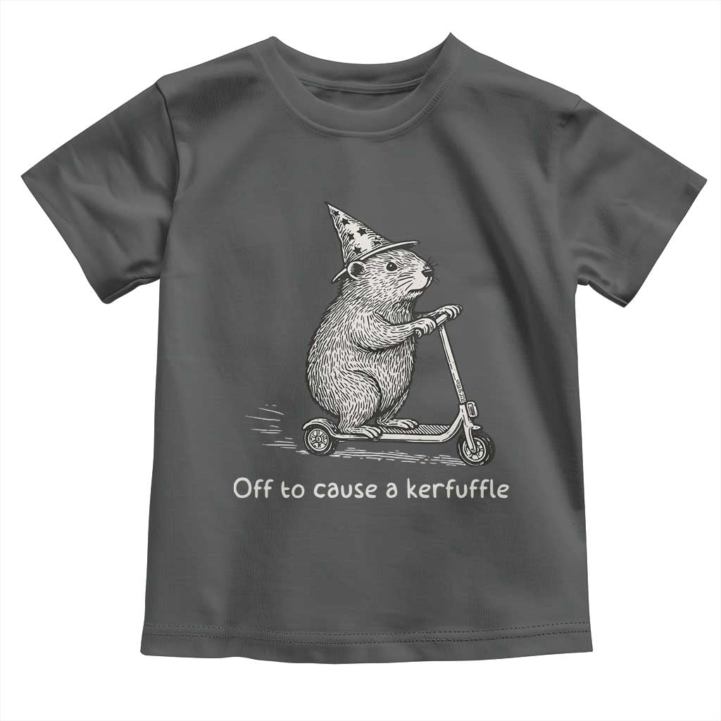 Funny Groundhog Off To Cause A Kerfuffle Toddler T Shirt - Wonder Print Shop