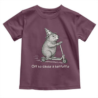 Funny Groundhog Off To Cause A Kerfuffle Toddler T Shirt - Wonder Print Shop