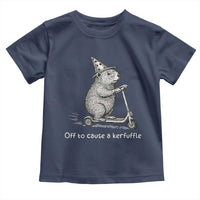 Funny Groundhog Off To Cause A Kerfuffle Toddler T Shirt - Wonder Print Shop
