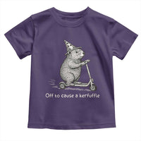 Funny Groundhog Off To Cause A Kerfuffle Toddler T Shirt - Wonder Print Shop