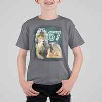 67 Meme Groundhog T Shirt For Kid Howling At The Moon Funny Six Seven Meme Ground Hog Day - Wonder Print Shop