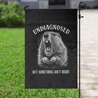Funny Groundhog Meme Undiagnosed But Something Aint Right Garden Flag - Wonder Print Shop