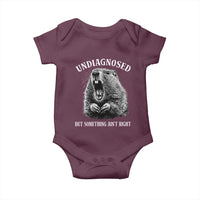 Funny Groundhog Meme Undiagnosed But Something Aint Right Baby Onesie - Wonder Print Shop