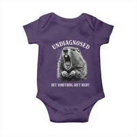 Funny Groundhog Meme Undiagnosed But Something Aint Right Baby Onesie - Wonder Print Shop
