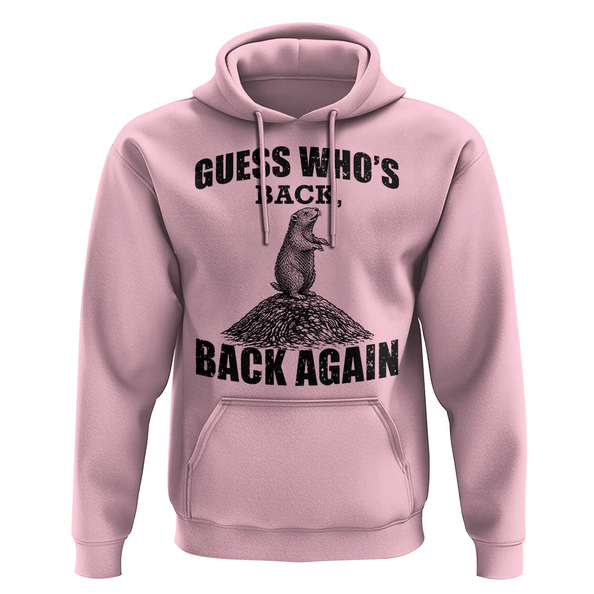 Funny Groundhog Day Hoodie Retro Guess Whos Back - Wonder Print Shop