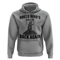Funny Groundhog Day Hoodie Retro Guess Whos Back - Wonder Print Shop